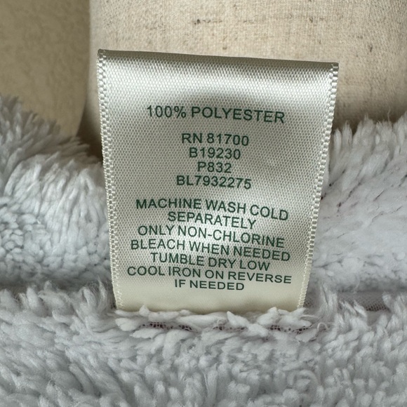 Blair Pink & Turquoise Fleece Hooded Jacket. Zippered & 2 Side Pockets. Size- 3X - Picture 13 of 13